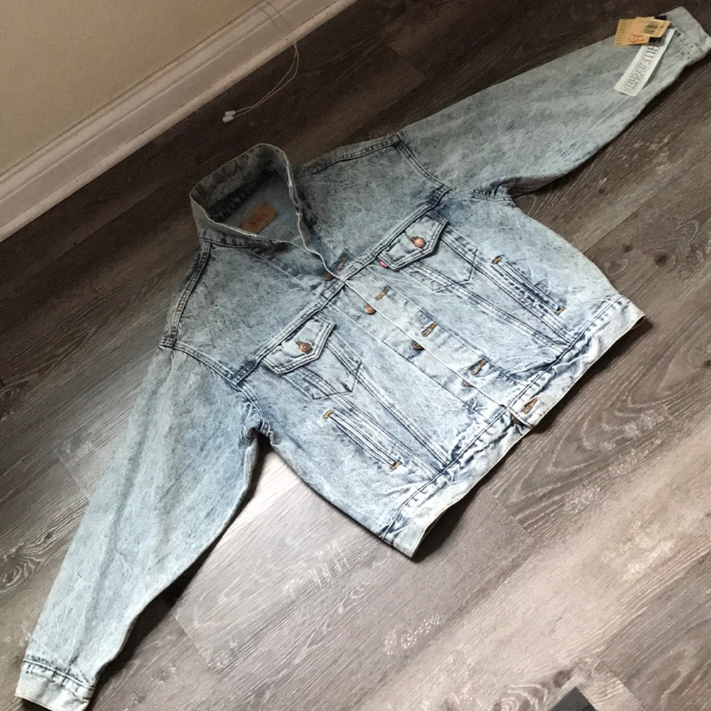 Levi’s  Type 3 acid wash denim trucker jacket - Picture 12 of 16